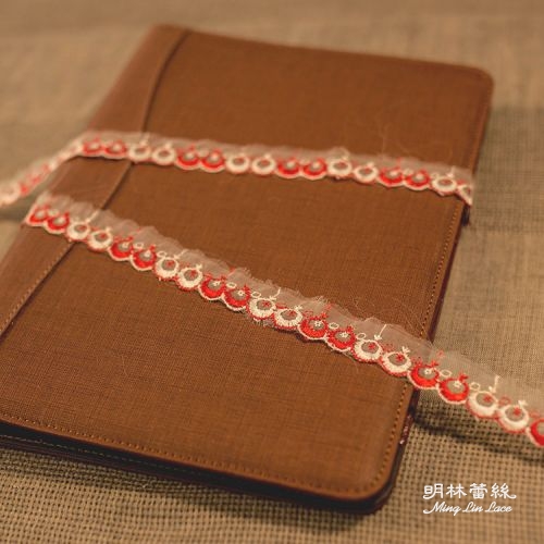 透明尼龍蕾絲材料展示